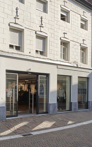 een gerenoveerde gevel door svw in het centrum van sittard